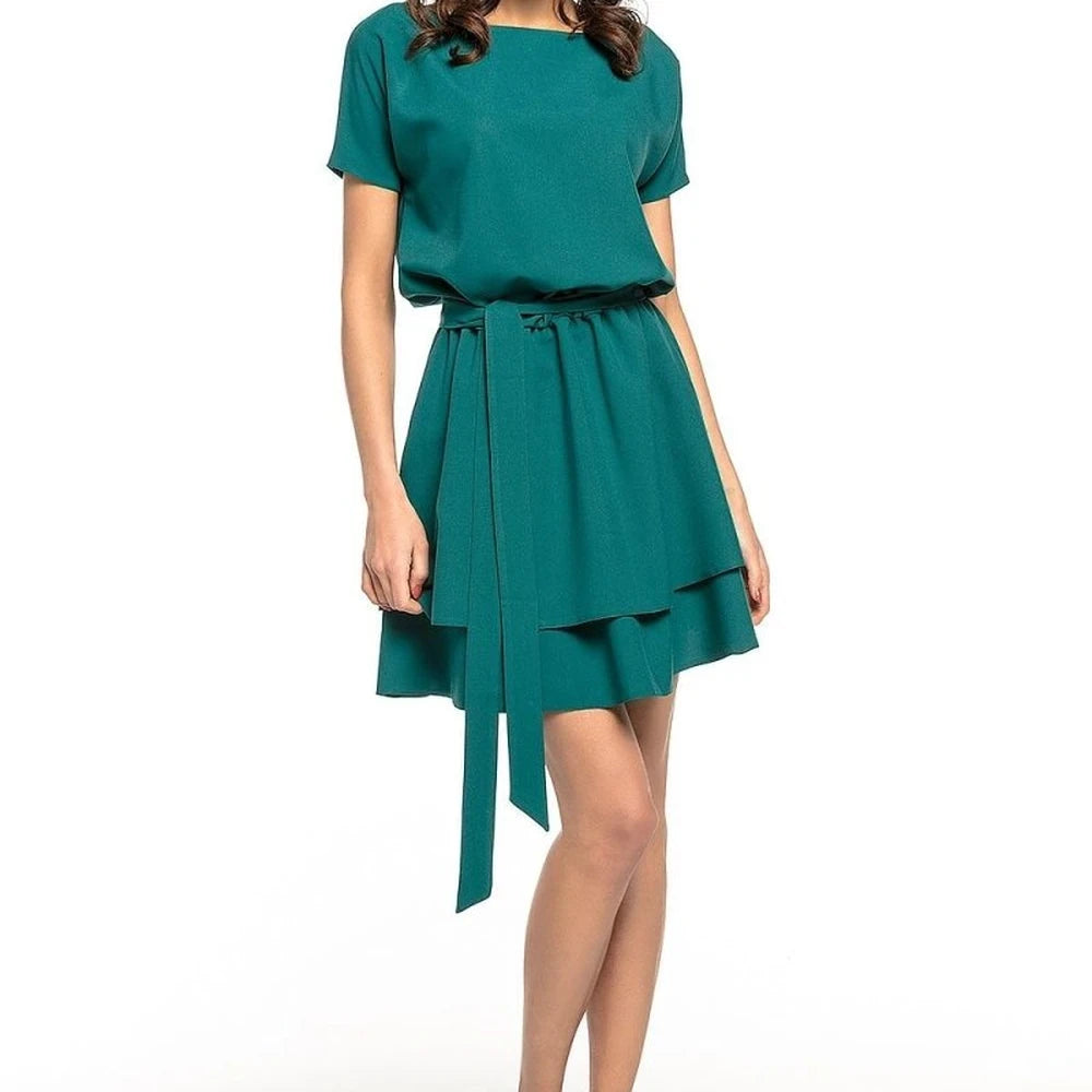 Elegant Double Skirt Maxi Dress