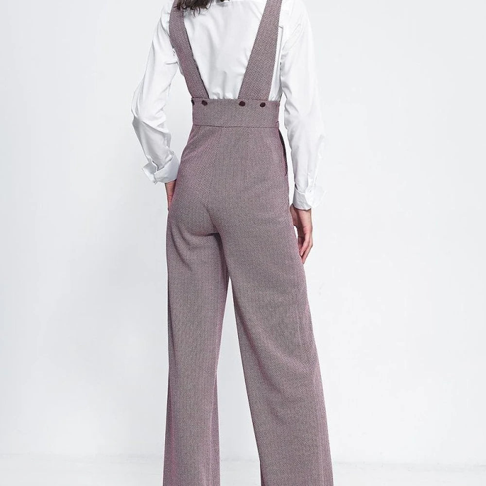 High-Waisted Jumpsuit with Wide Legs
