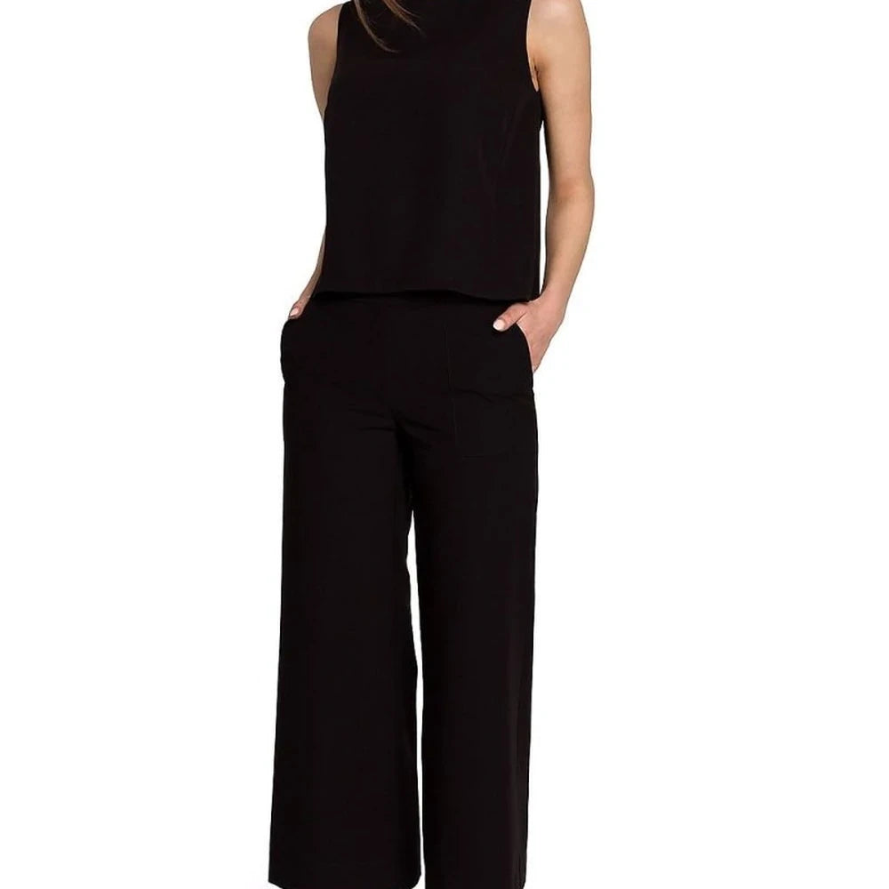 Sleeveless Trapeze Blouse