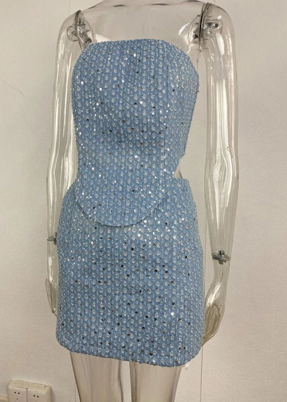 Pleated Close-fit Silhouette skirt suit