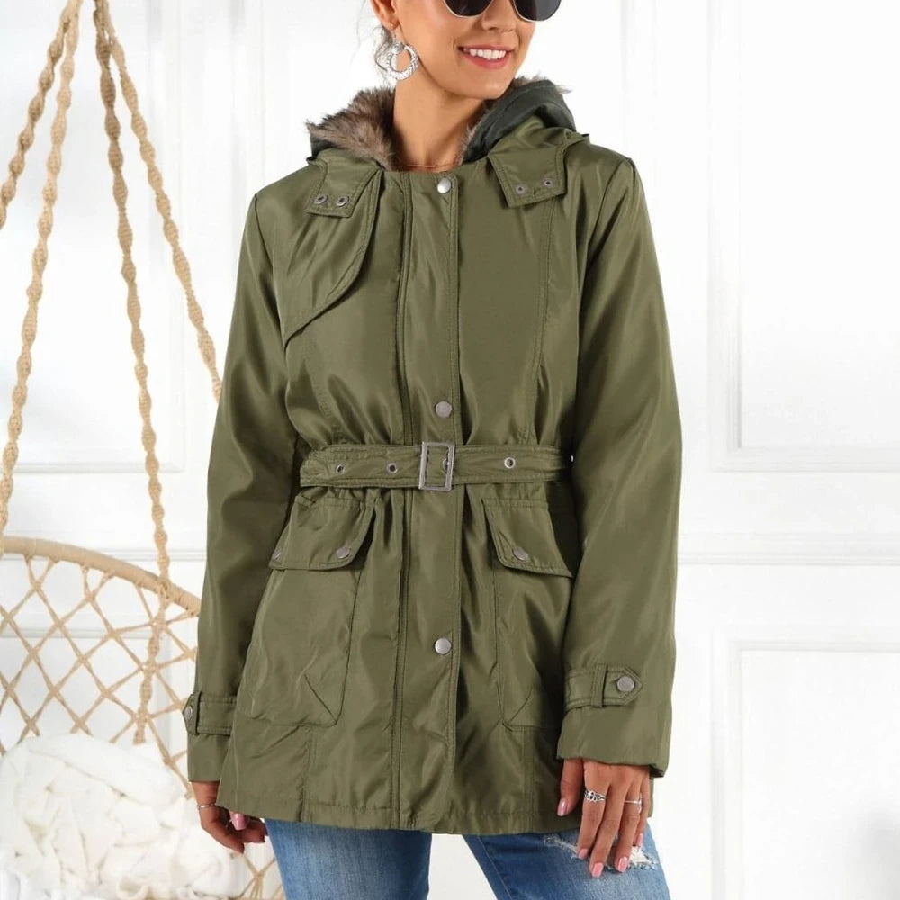 Hooded Jacket with Detachable Liner
