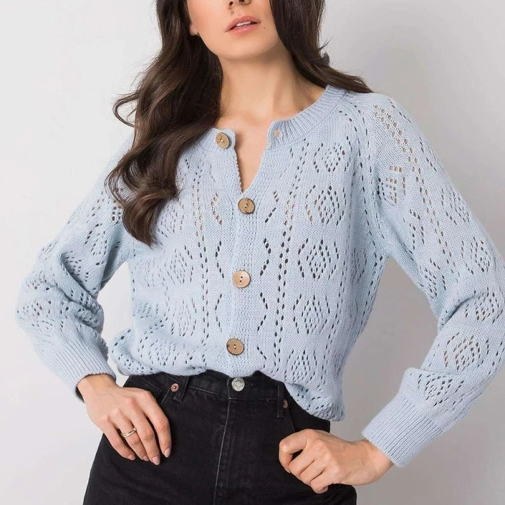 Unbuttoned Long Sleeve Cardigan Sweater