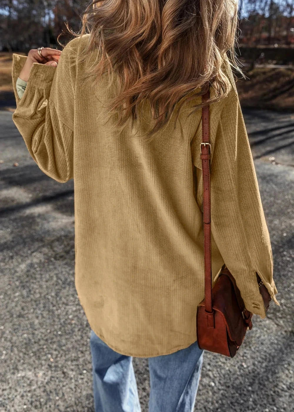 Polyester blend long sleeve jacket