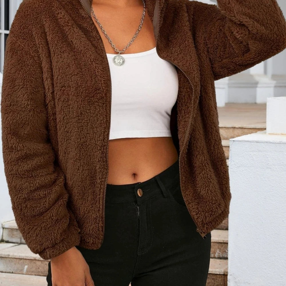 Zip Up Turtleneck Jacket