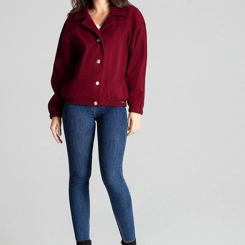 Short Jacket with Dropped Sleeves