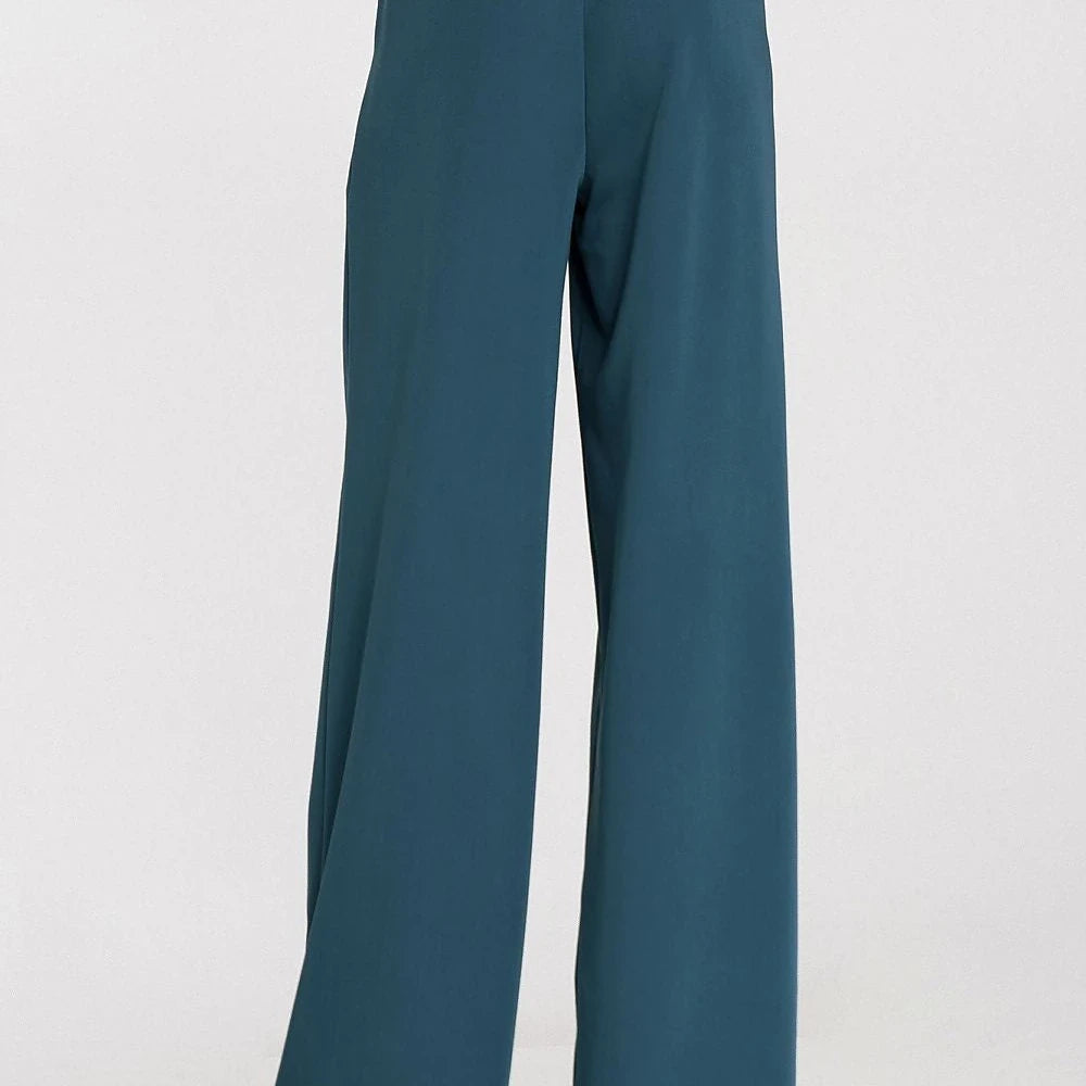 Women's High Waist Wide Leg Trousers