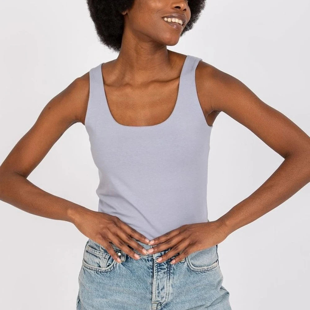 Strapless Cotton Spandex T-Shirt