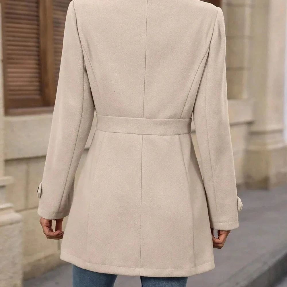 Button Up Long Sleeve Coat