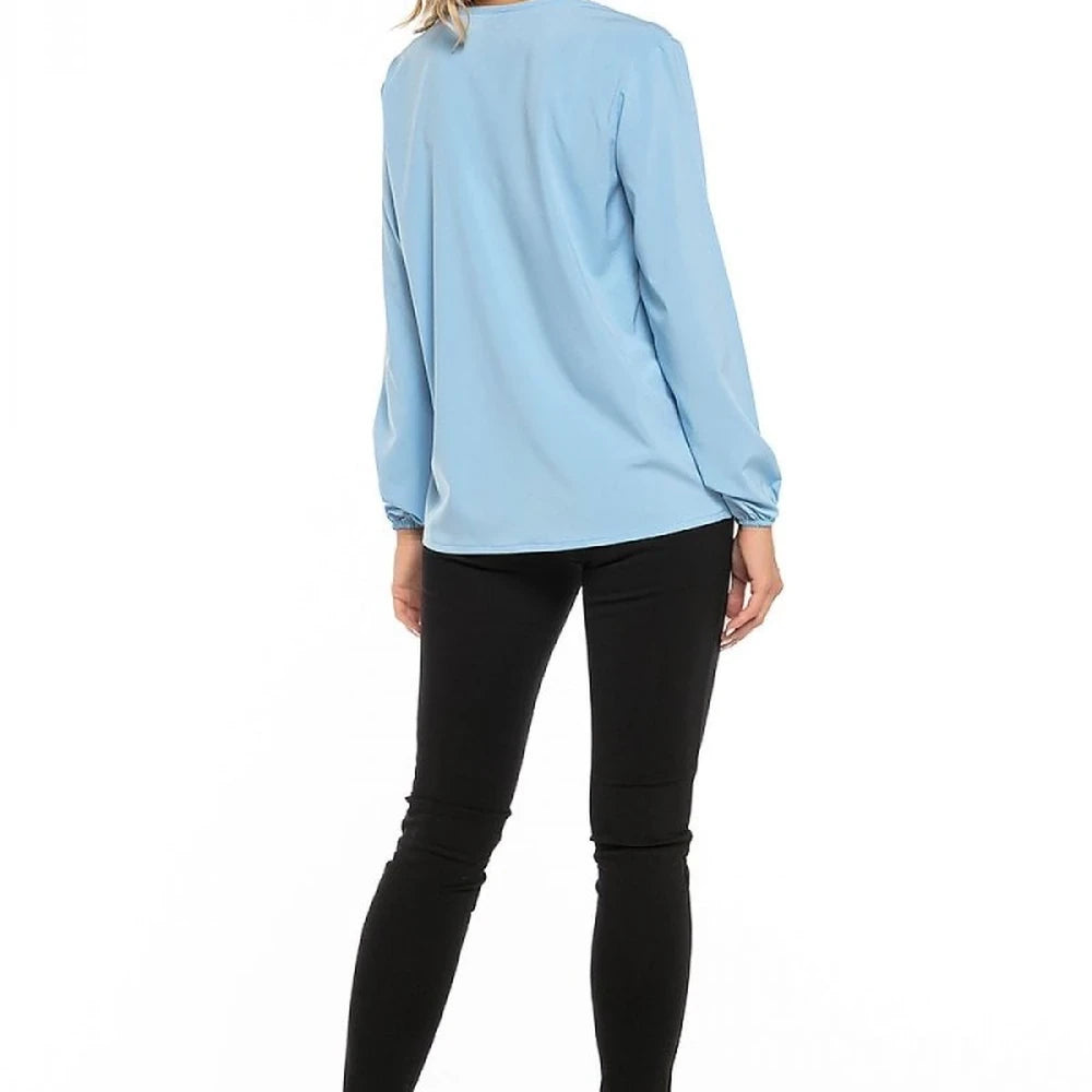 Chiffon Blouse with Tie Detail