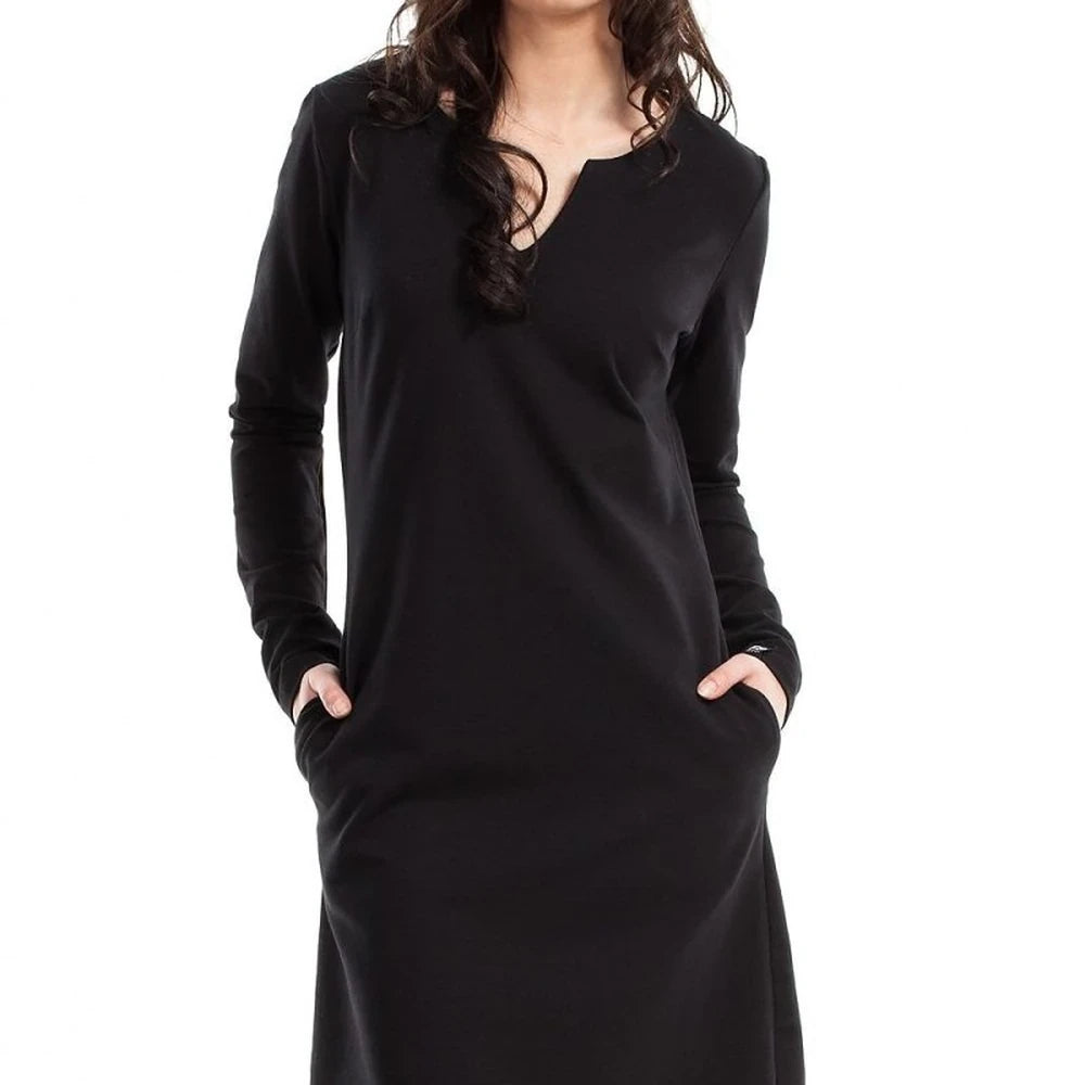 Women's A-Line Day Dress with Pockets