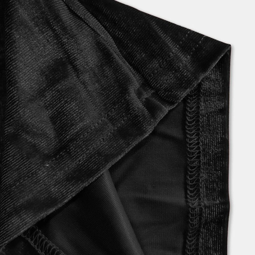 High Waist Polyester Spandex Pants - Deep Teal