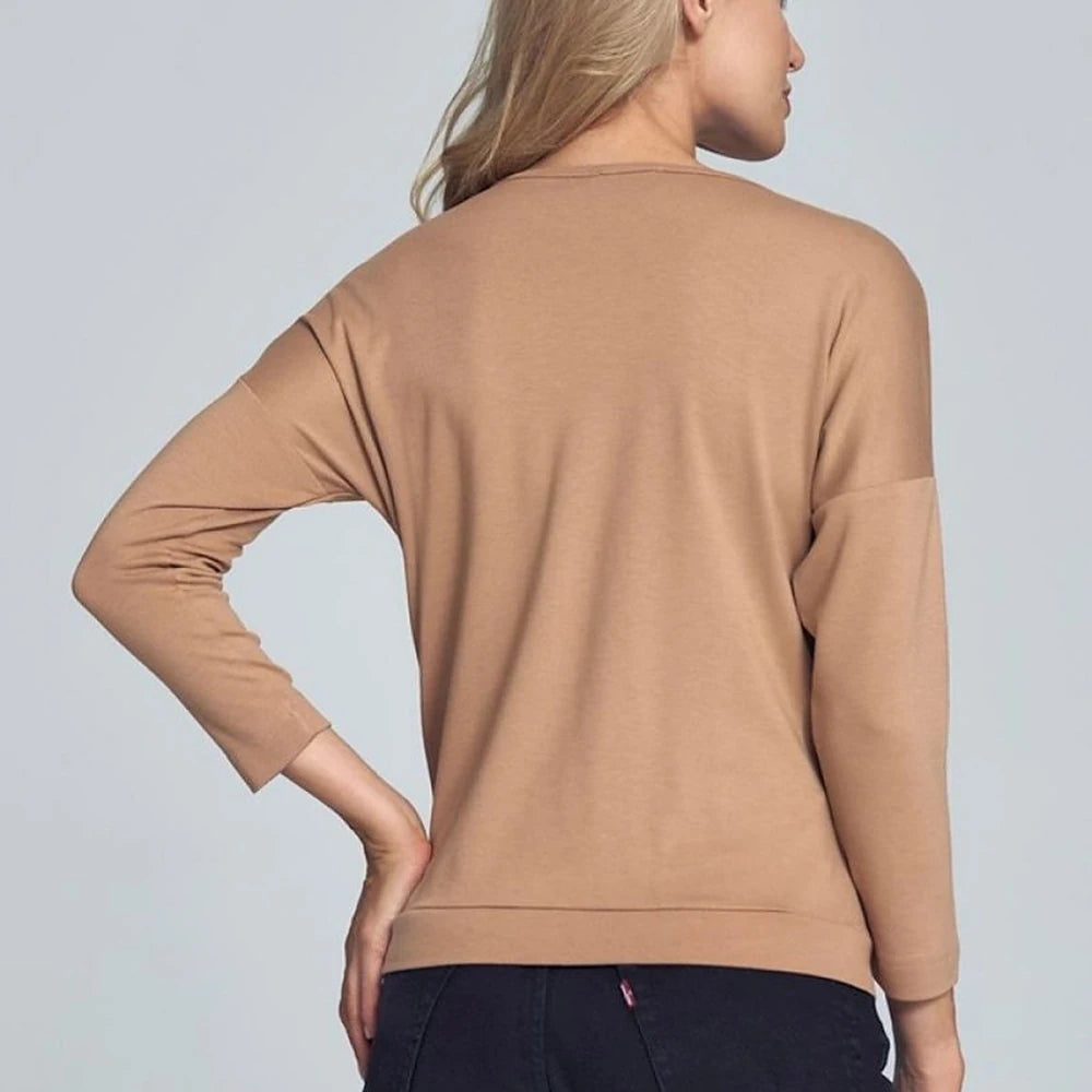 Chic Envelope Neckline Blouse