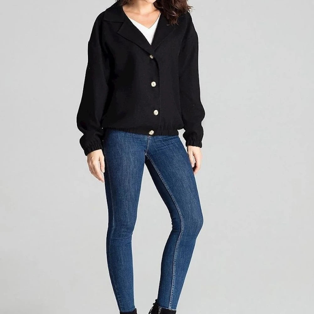 Short Jacket with Dropped Sleeves