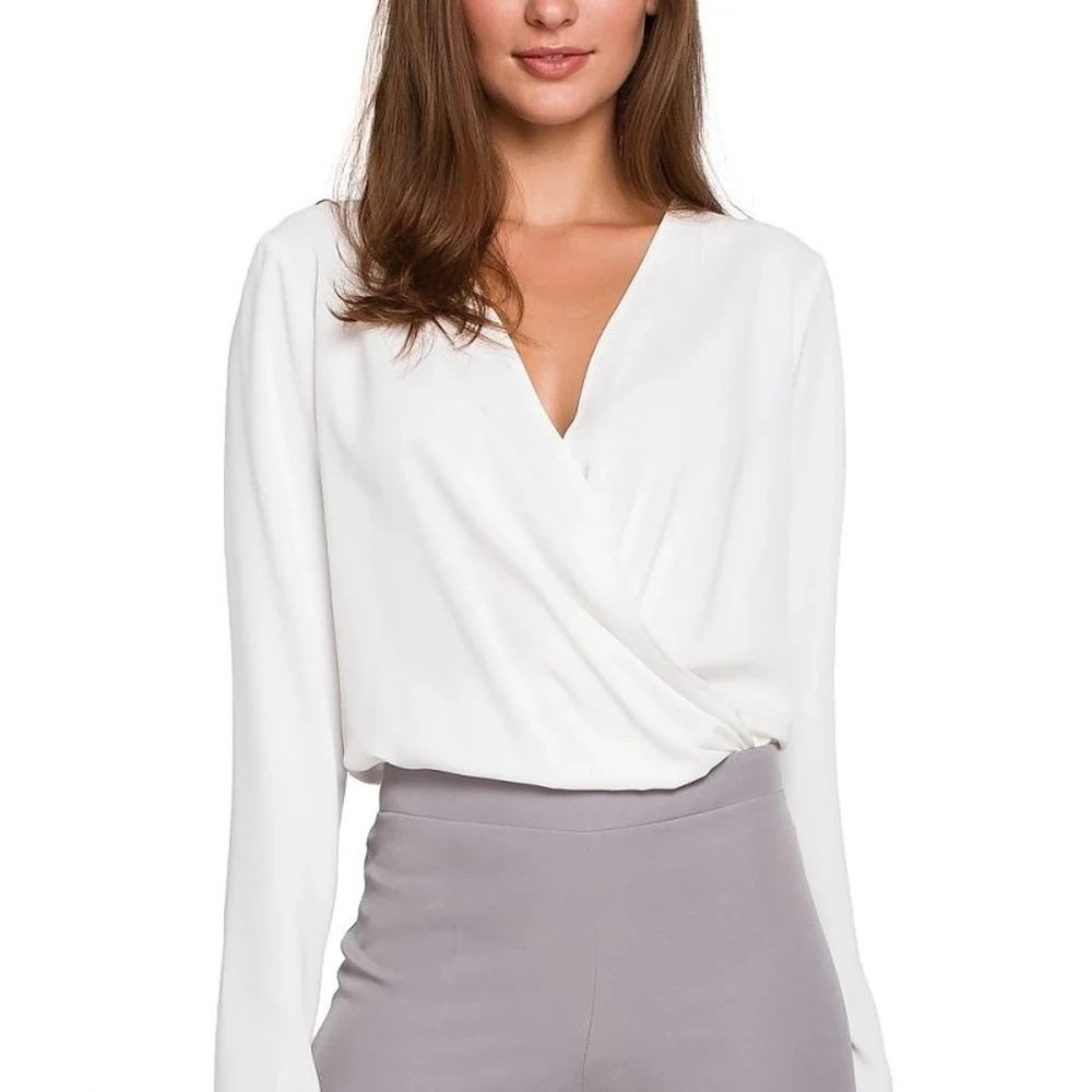Women's Envelope Blouse - Light Fabric