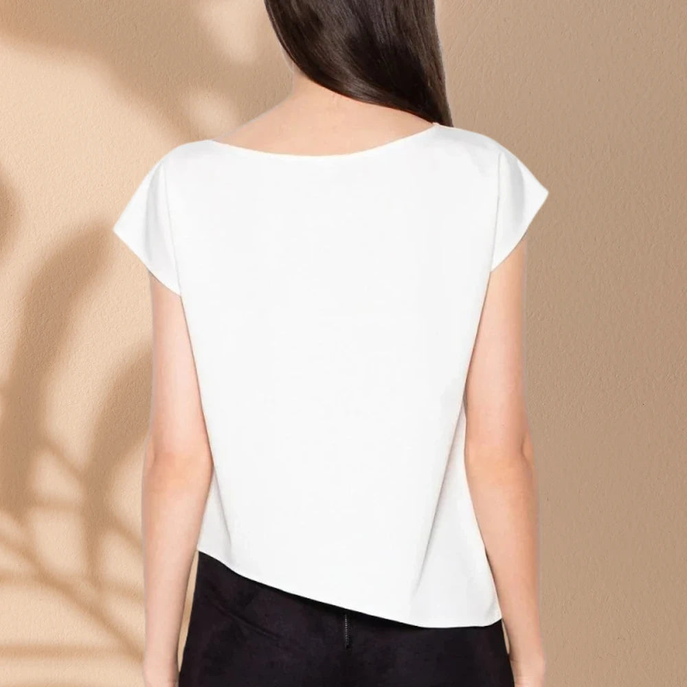 Asymmetric Sleeveless Blouse