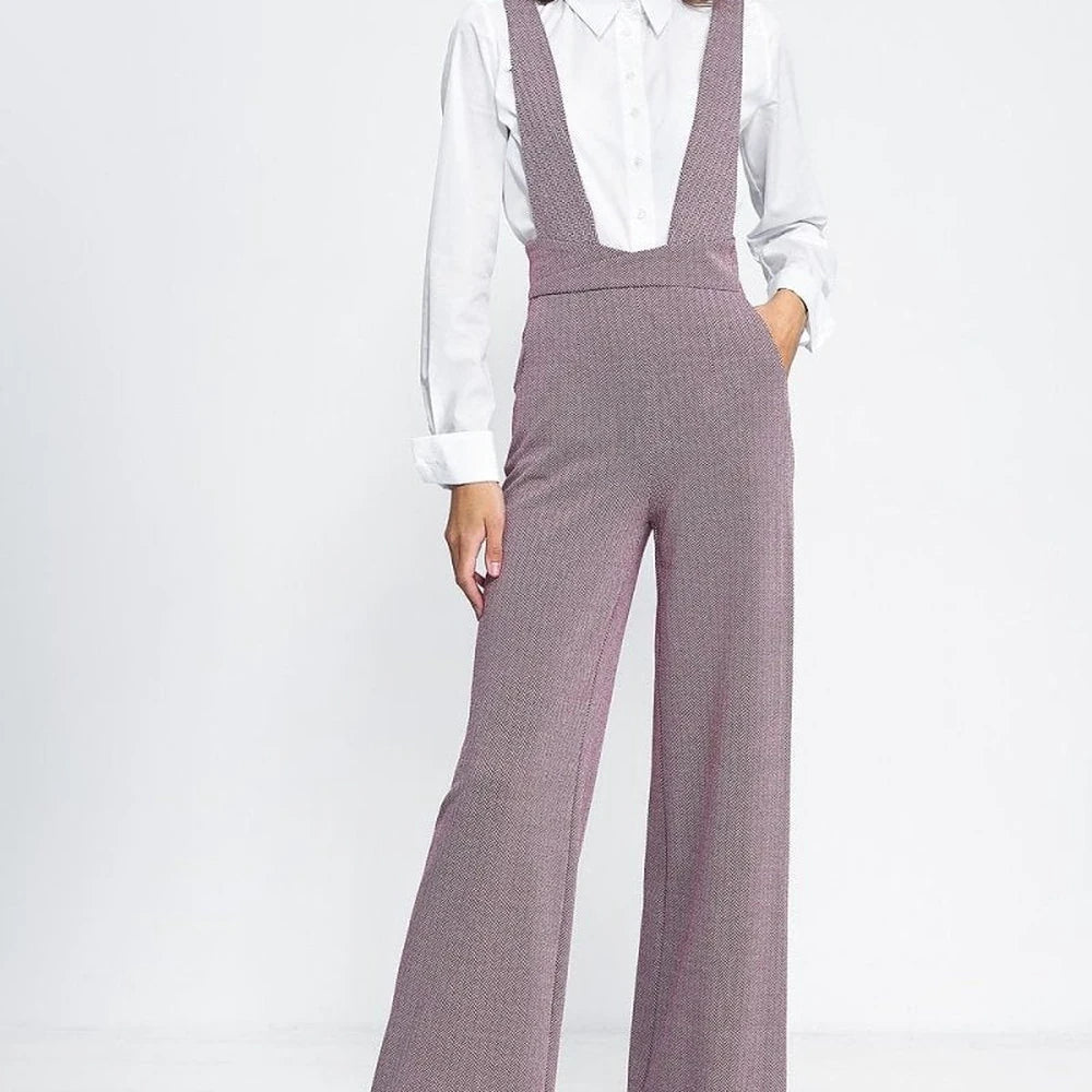 High-Waisted Jumpsuit with Wide Legs