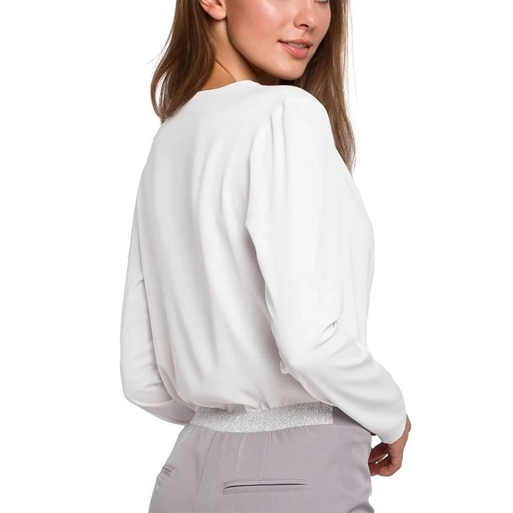 Women's Envelope Blouse - Light Fabric