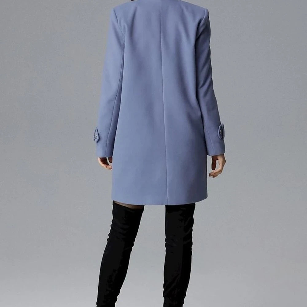 Loose Kimono Sleeve Double-Breasted Coat
