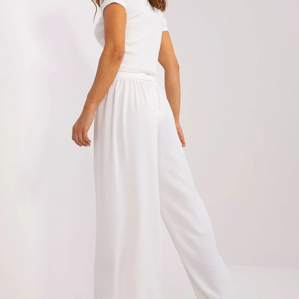 Wide Leg High Waist Trousers