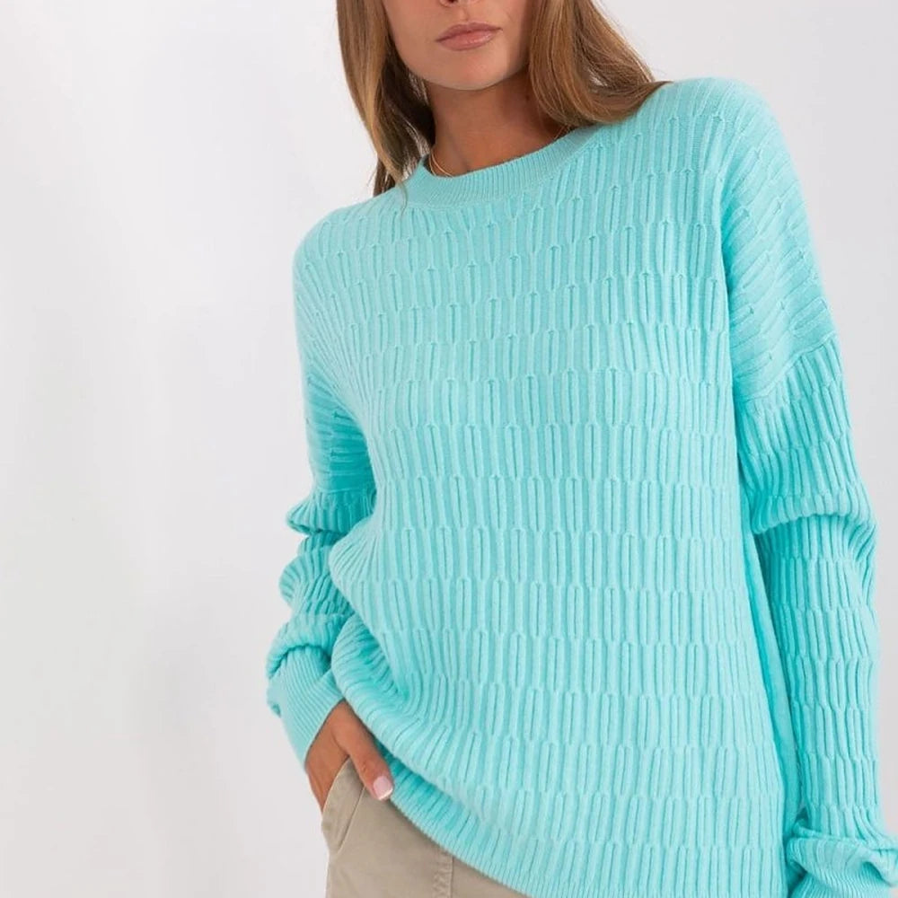 Women's Variegated Knit Sweater
