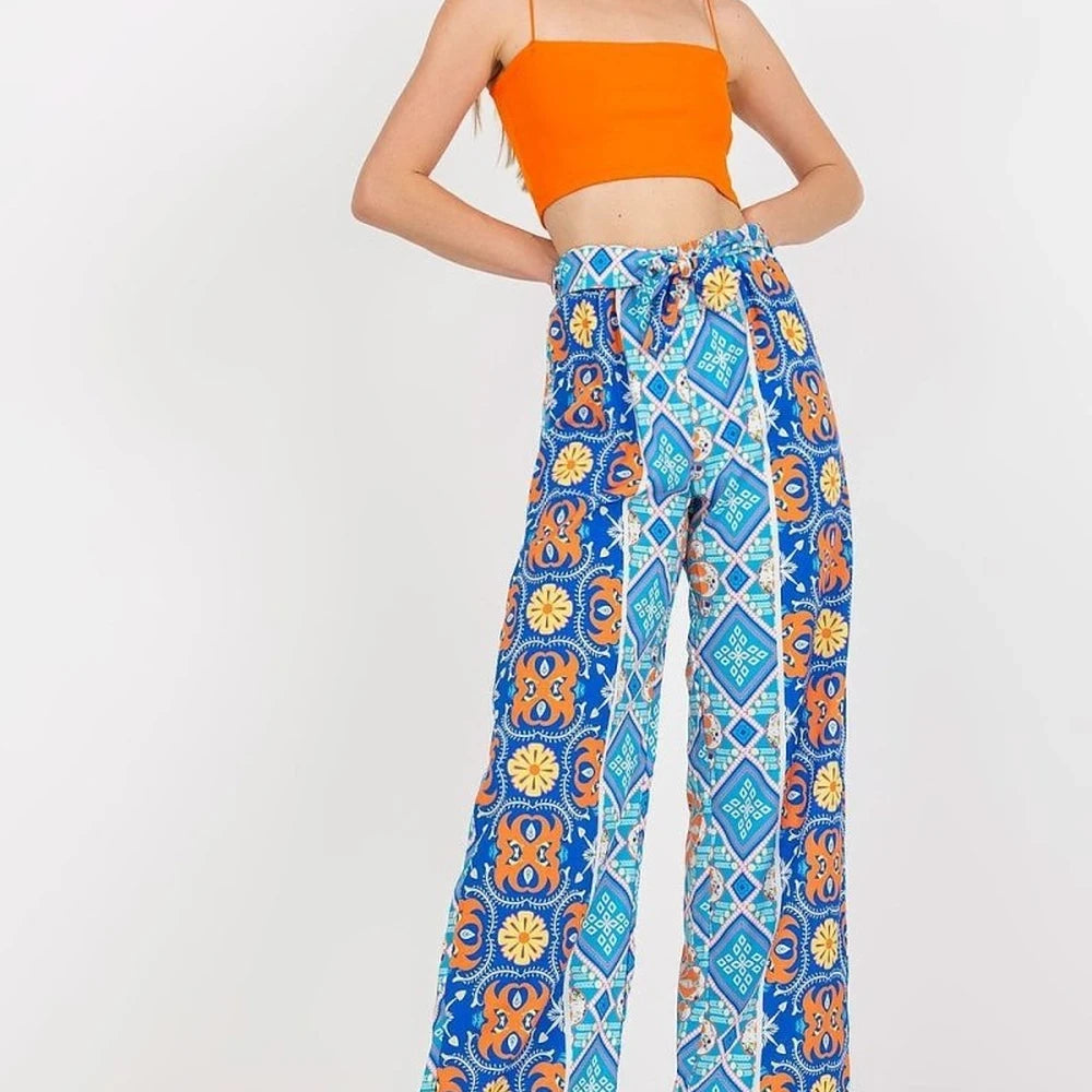 High Waist Wide Leg Trousers