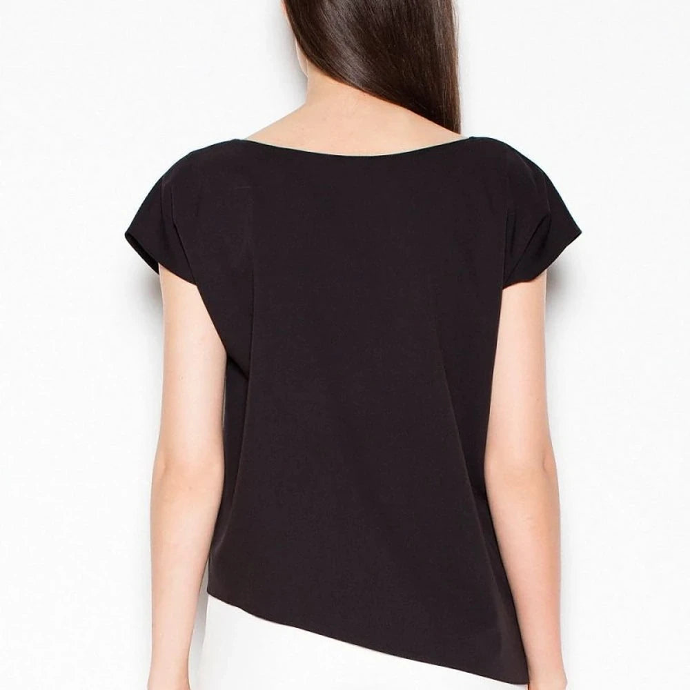 Asymmetric Sleeveless Blouse