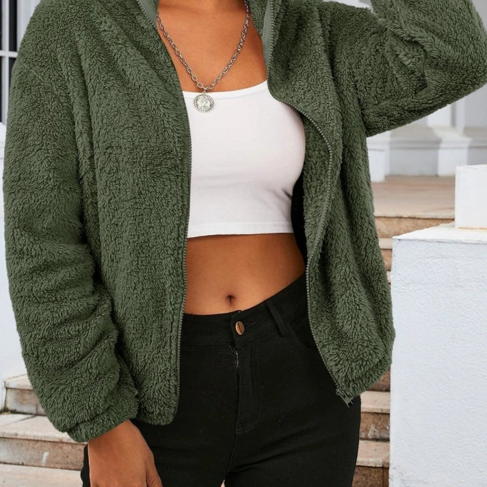 Zip Up Turtleneck Jacket