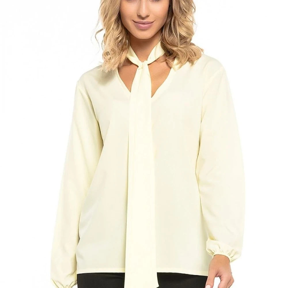 Chiffon Blouse with Tie Detail