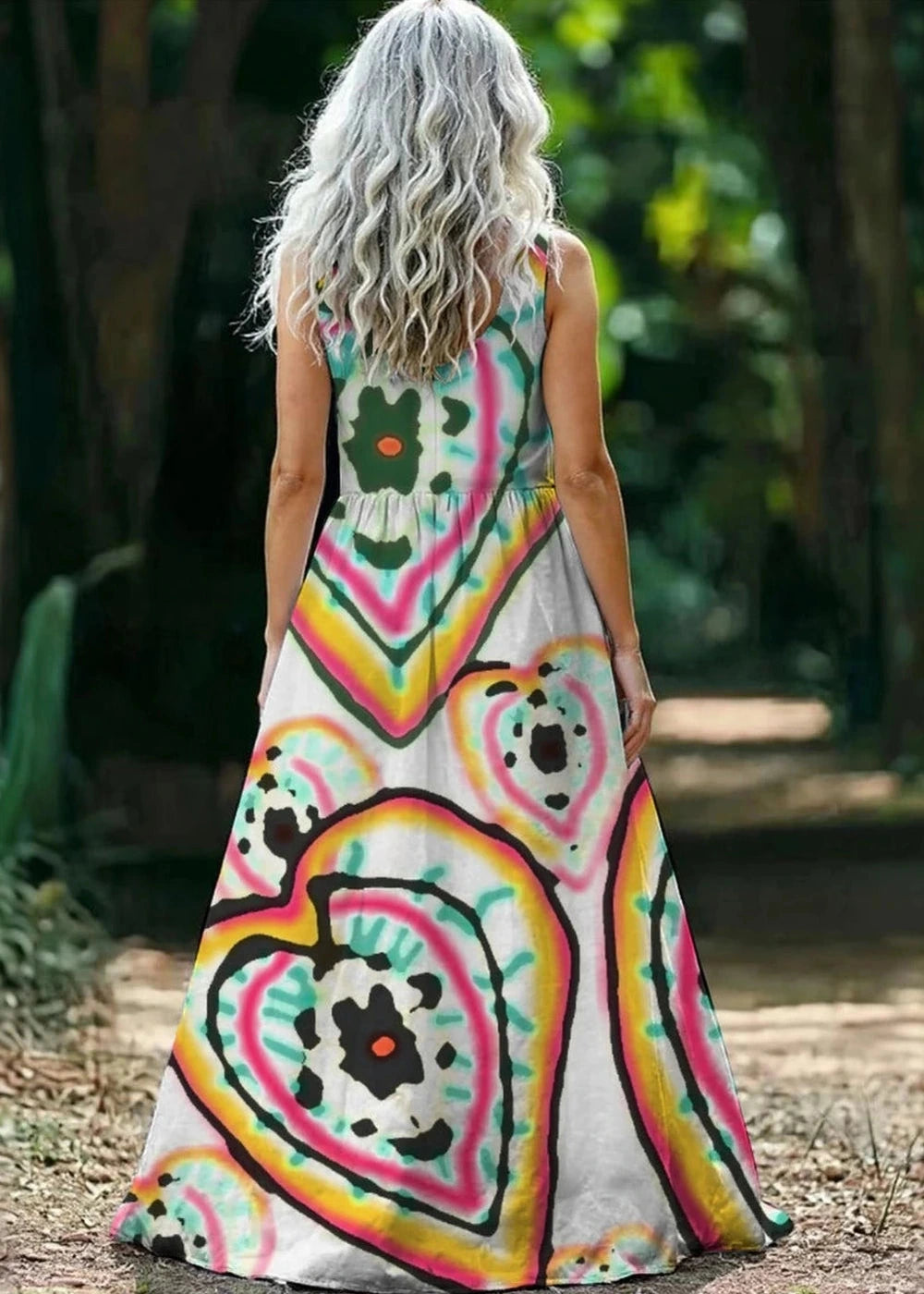 Sleeveless Maxi Dress with Premium Feel