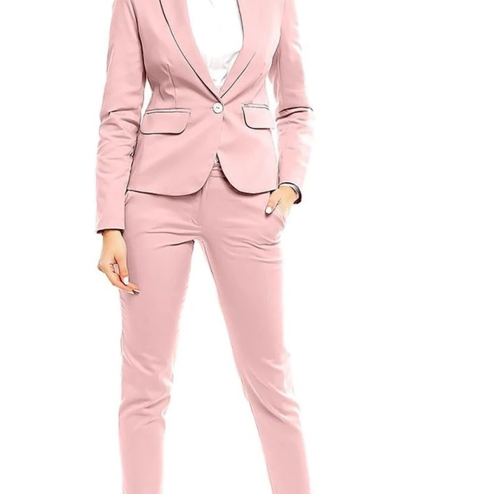 Women's 7/8 Trousers with High Waist