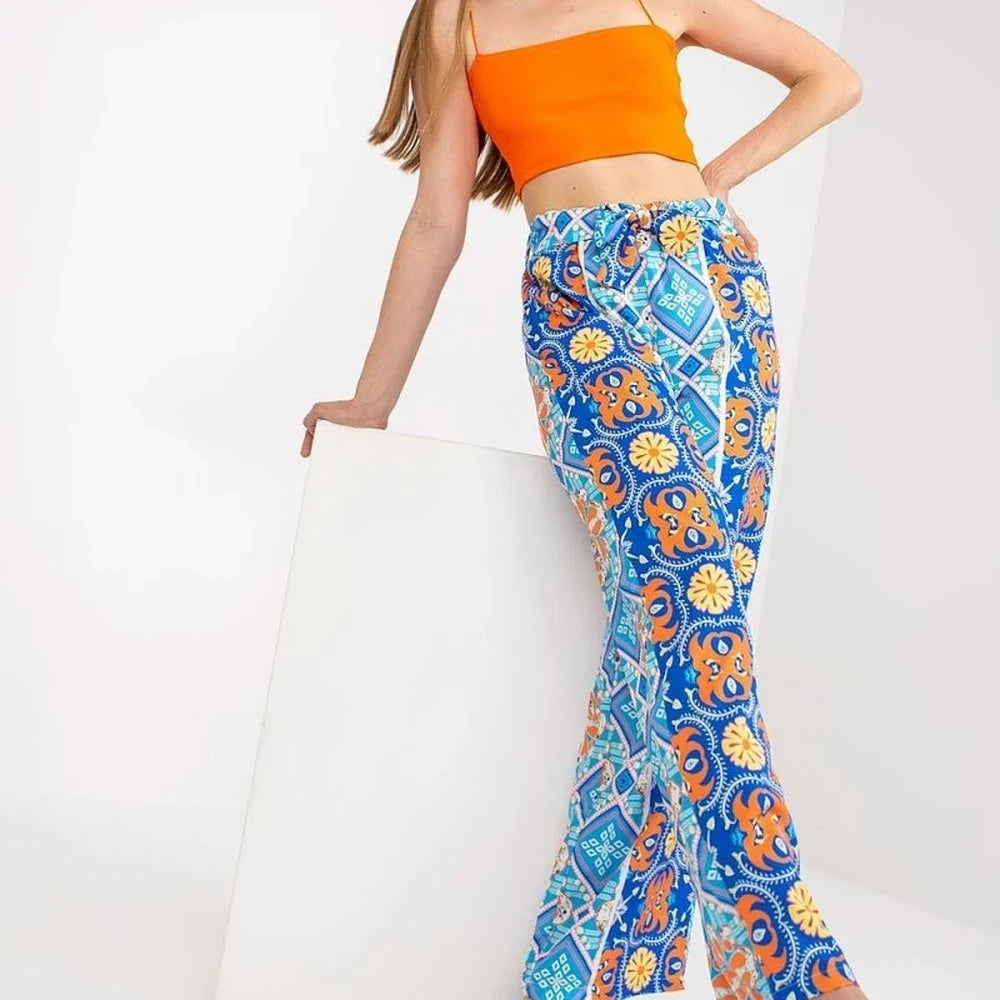 High Waist Wide Leg Trousers