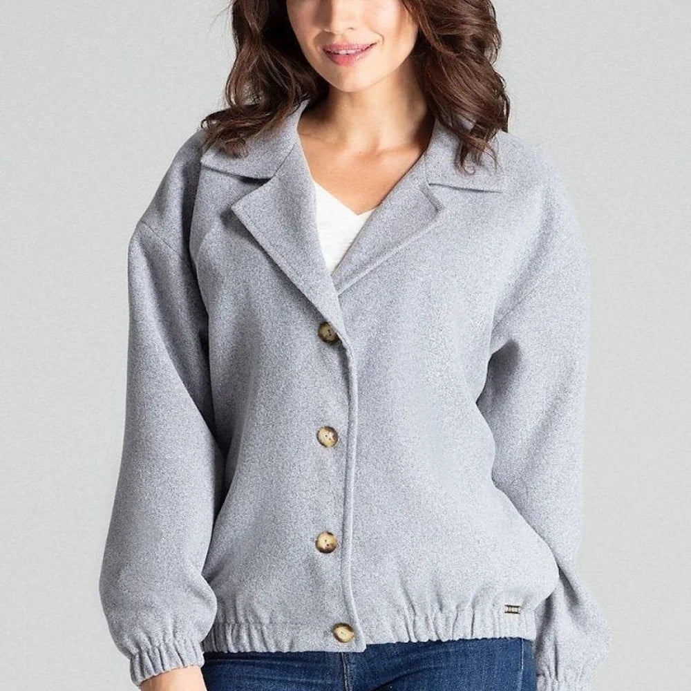 Short Jacket with Dropped Sleeves