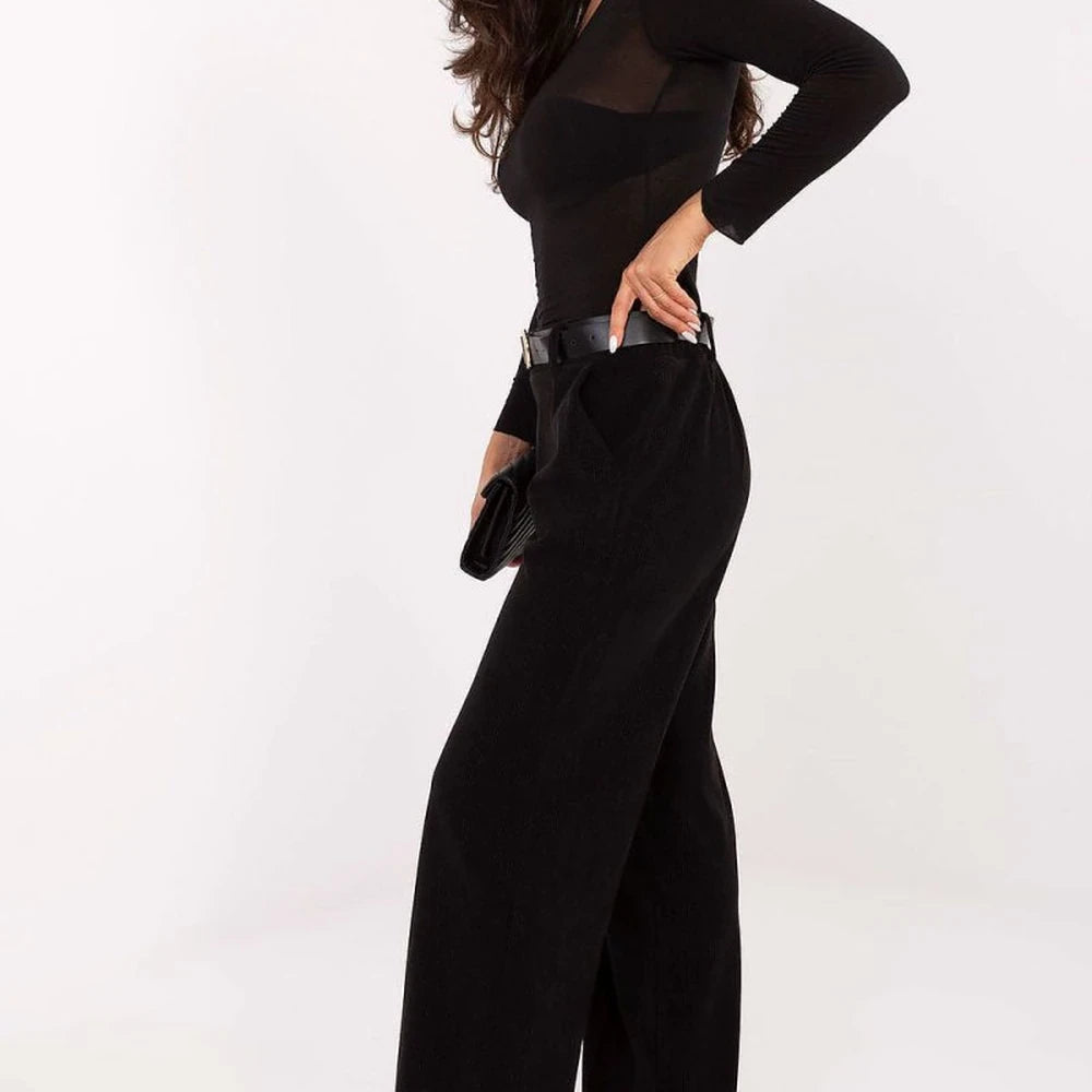 Women's Corduroy Wide Leg Trousers
