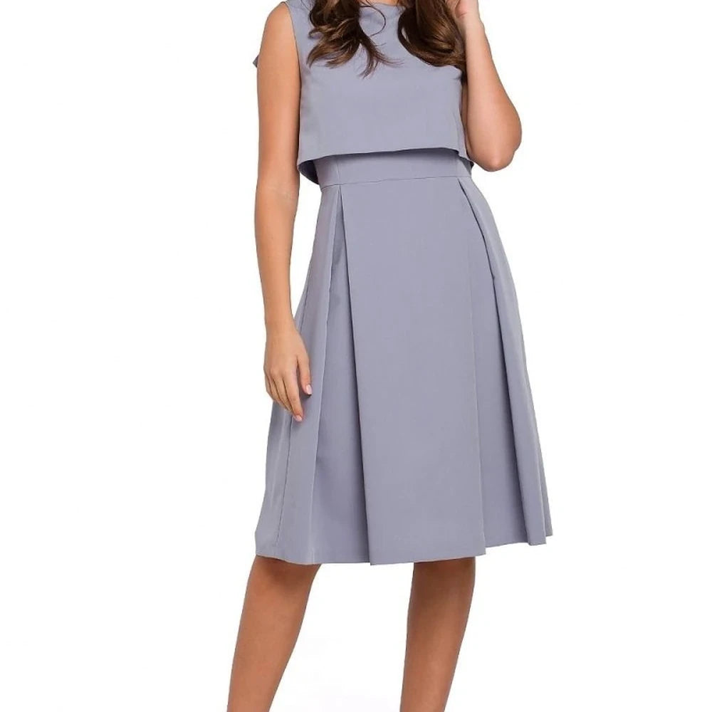 Evening Dress with Exposed Back