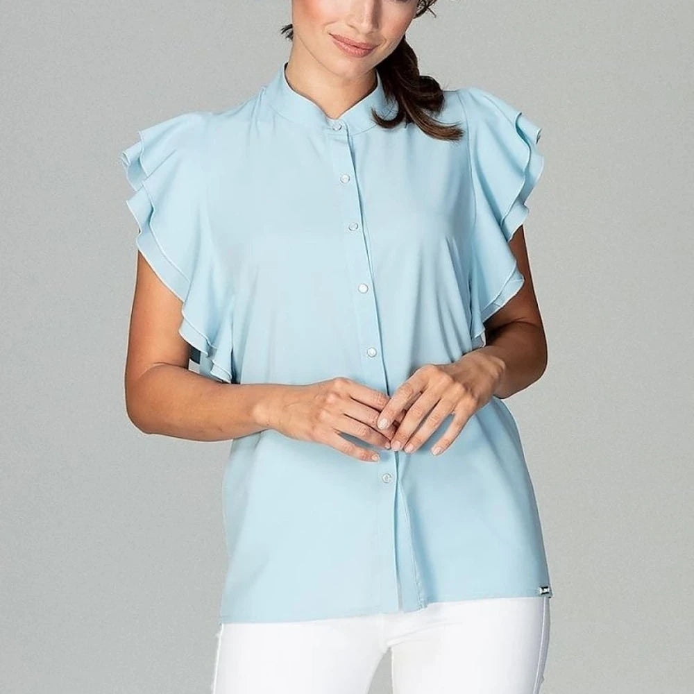 Classic Shirt with Frill Sleeves