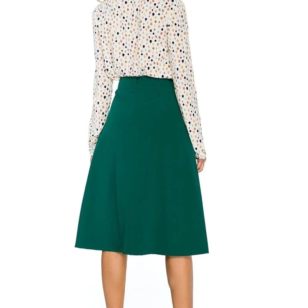 A-Line Midi Skirt