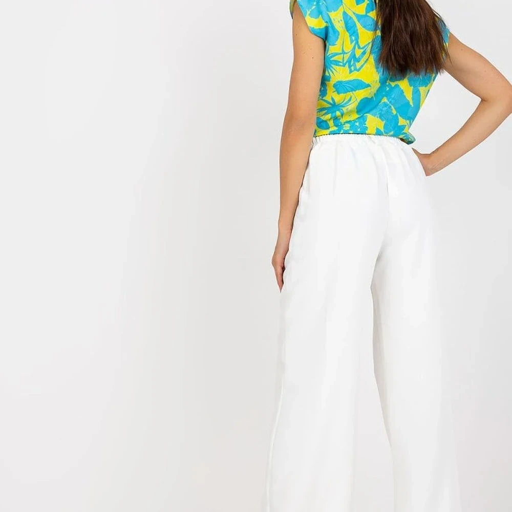 Women's High-Waisted Pleated Trousers