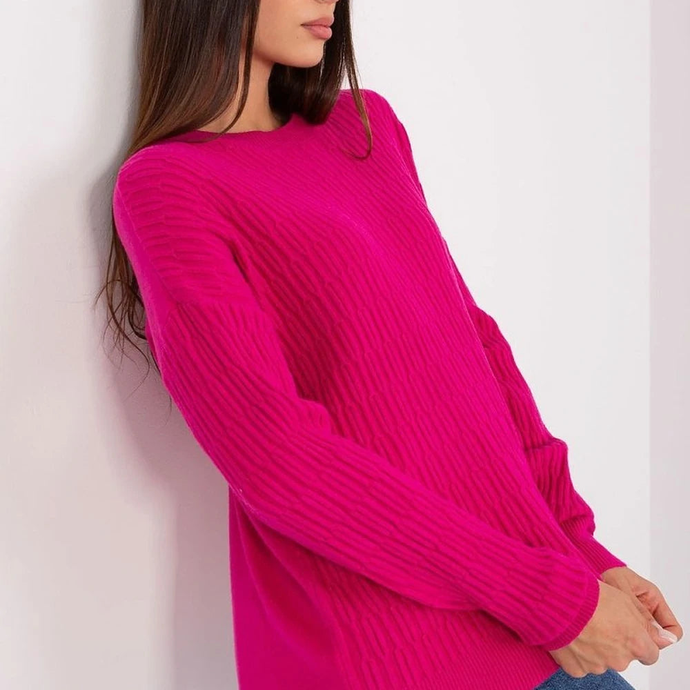 Women's Variegated Knit Sweater