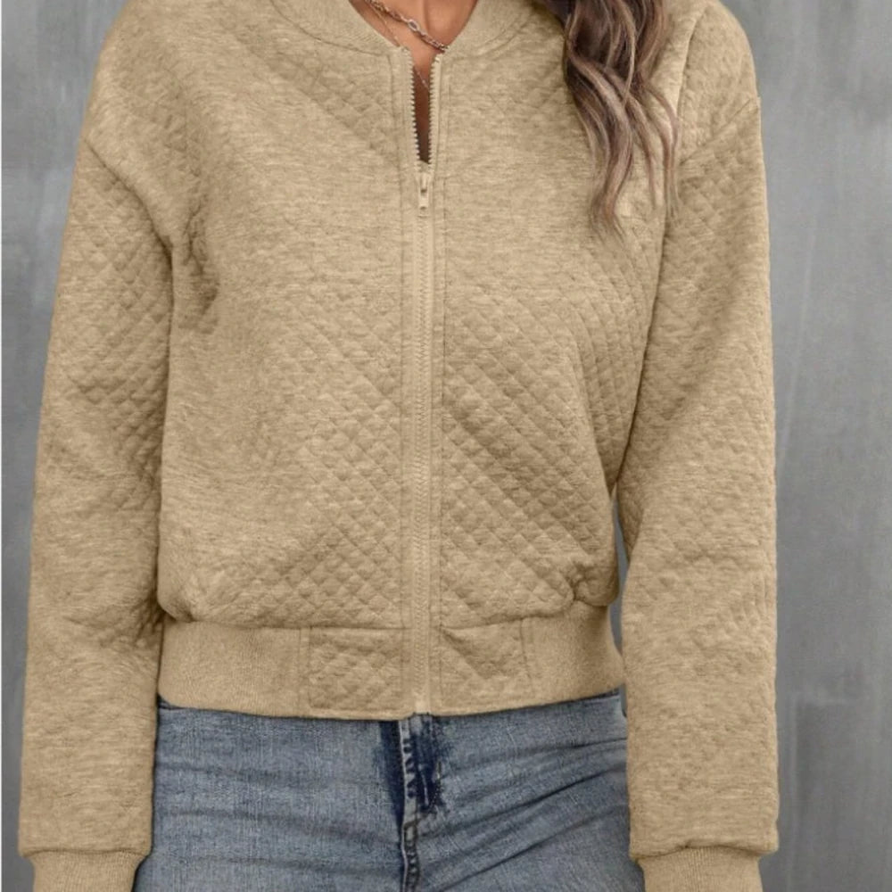 Zip Up Long Sleeve Jacket