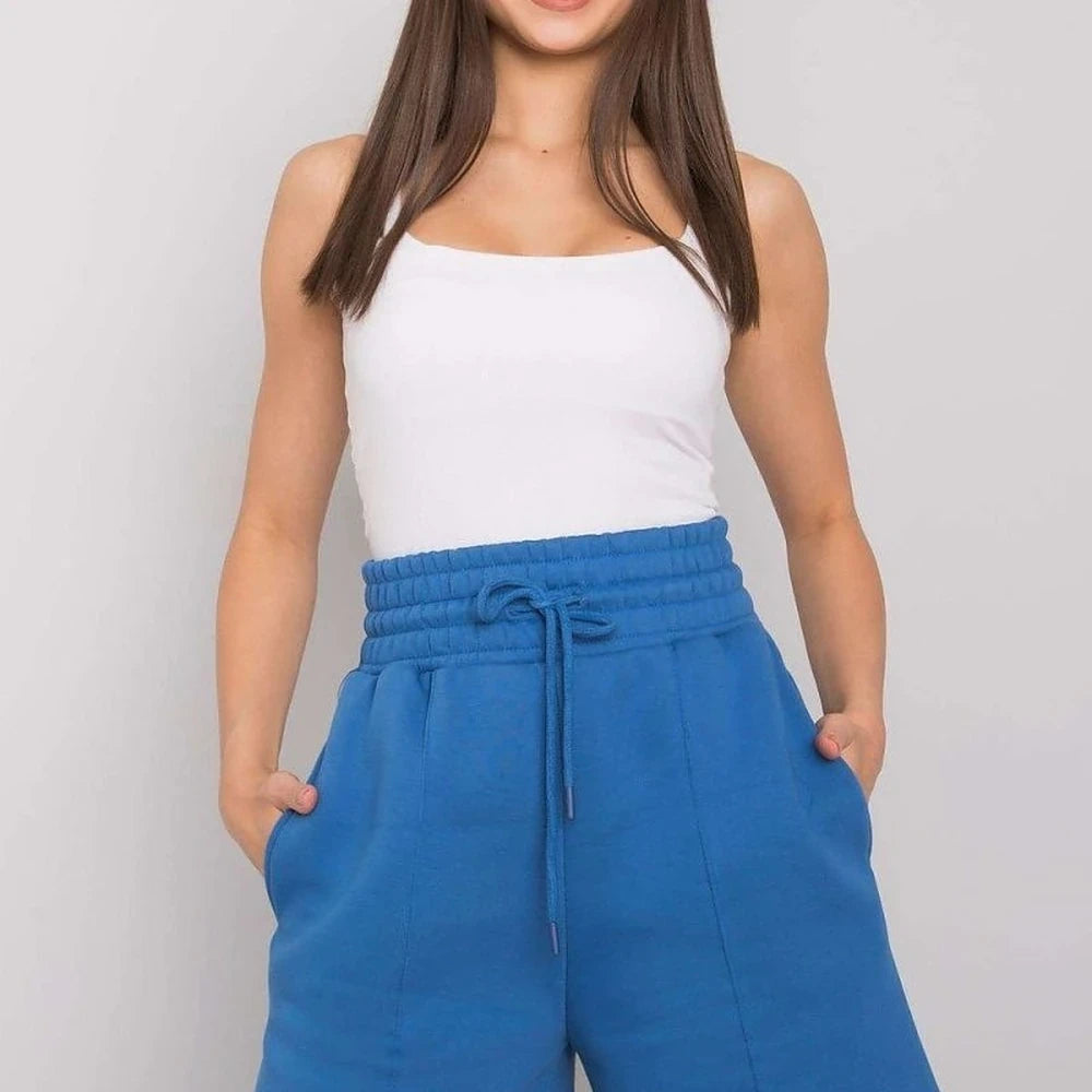 Cotton Shorts with Elastic Waistband