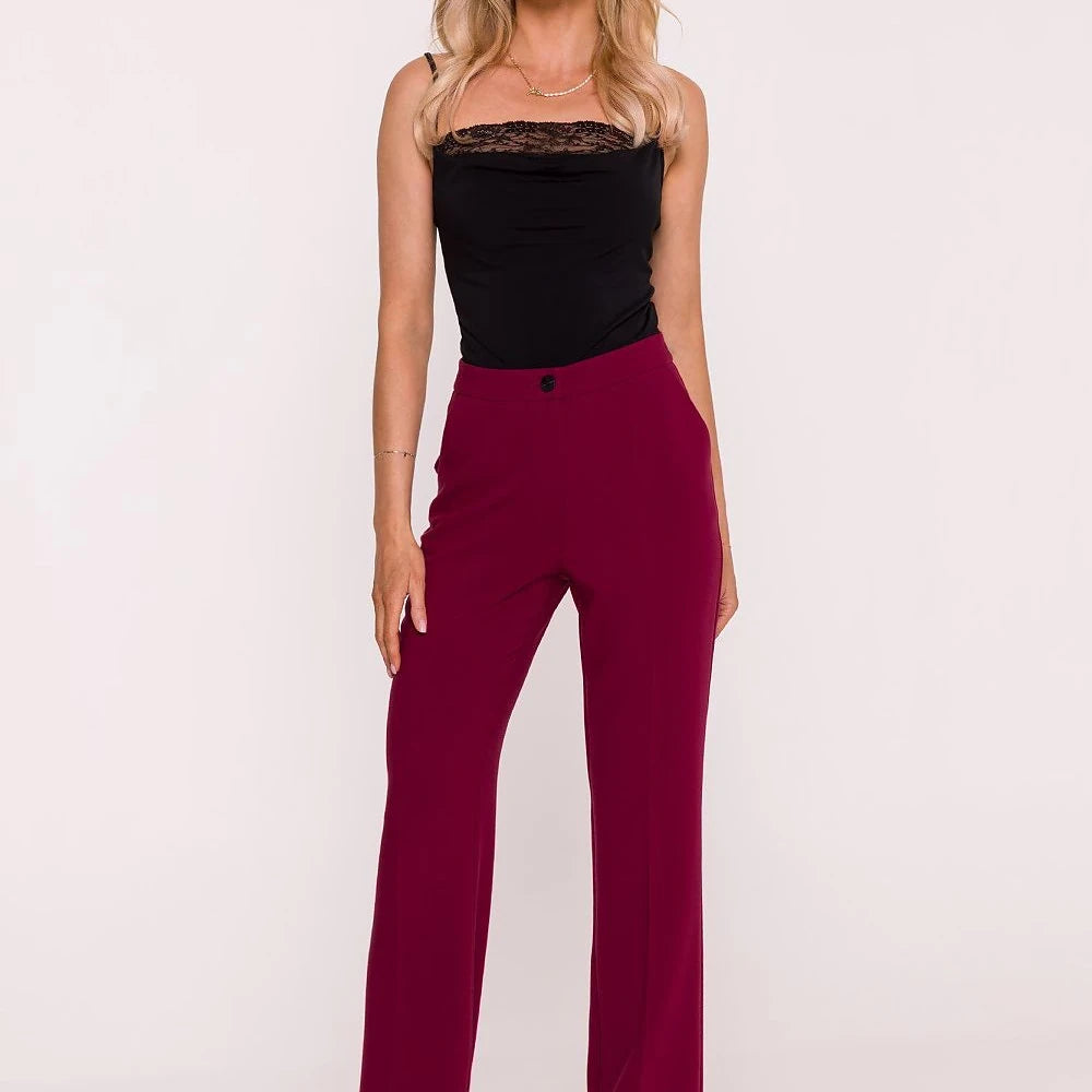 Women's Trousers with Viscose Blend