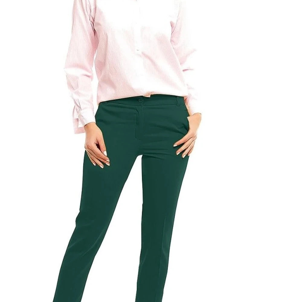 Women's 7/8 Trousers with High Waist