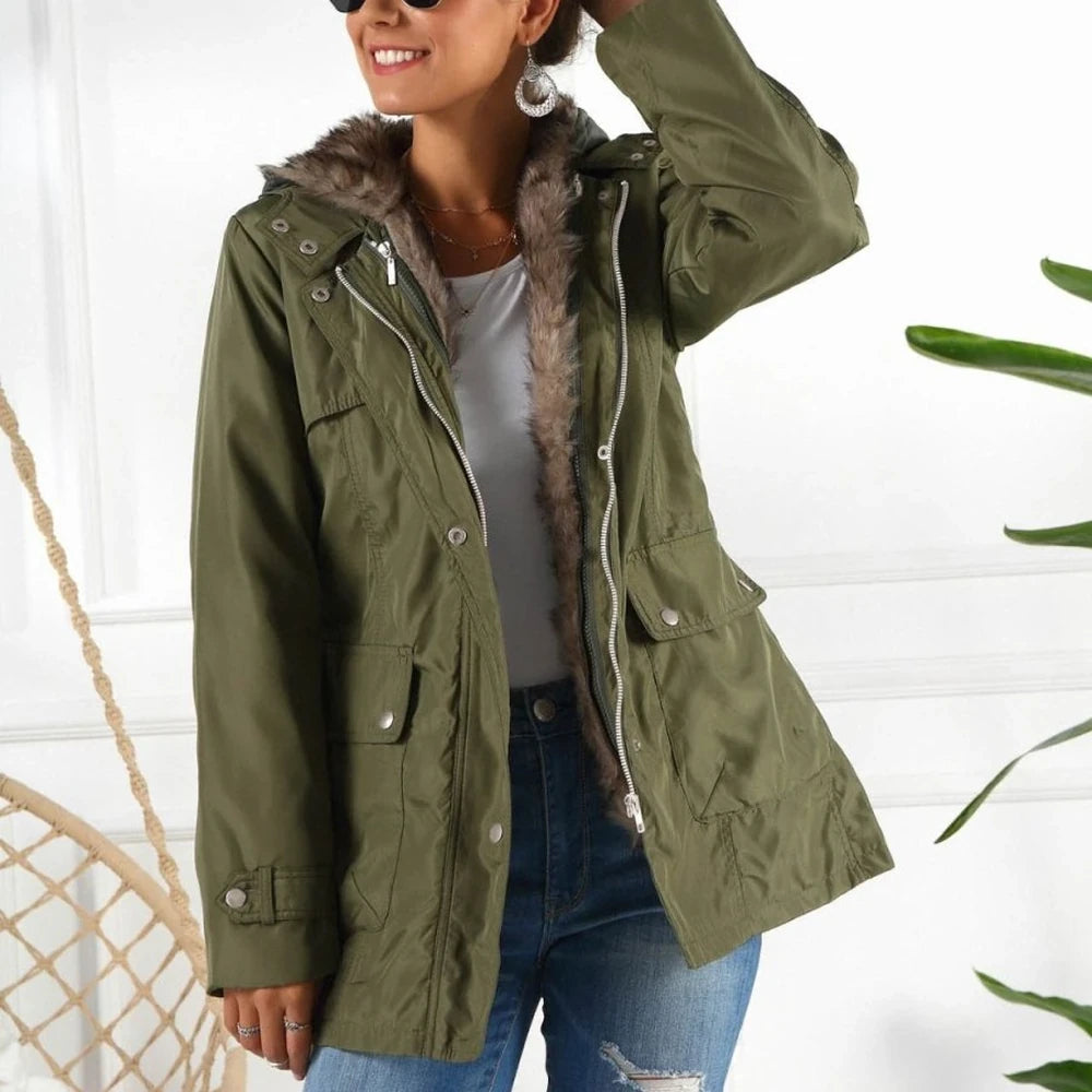 Hooded Jacket with Detachable Liner