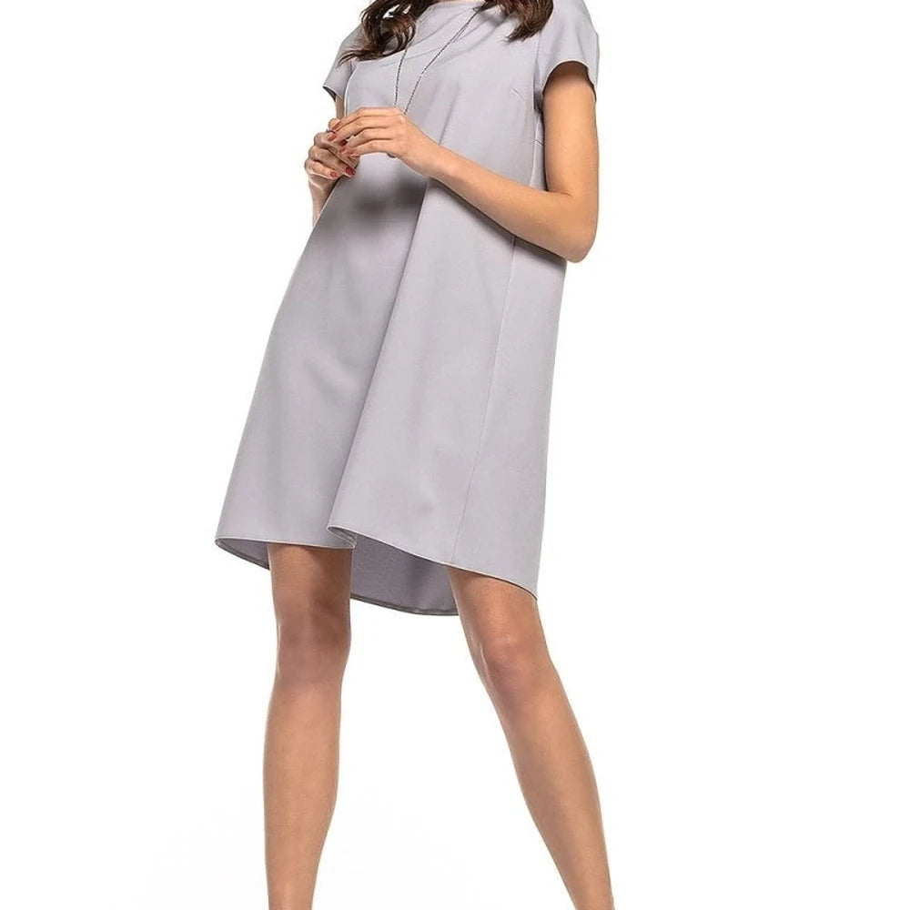 Ruffle Back Day Dress with Floral Print