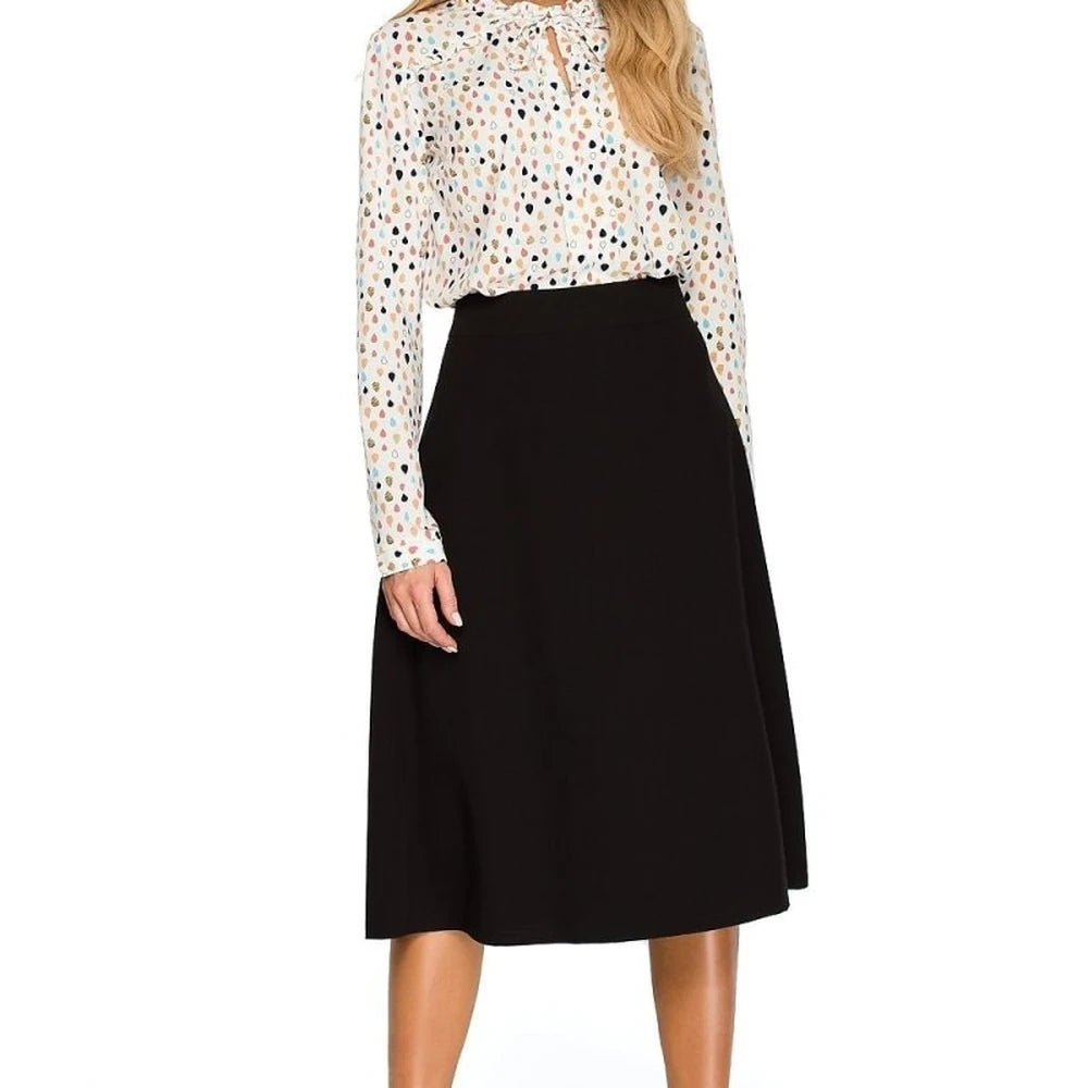 A-Line Midi Skirt