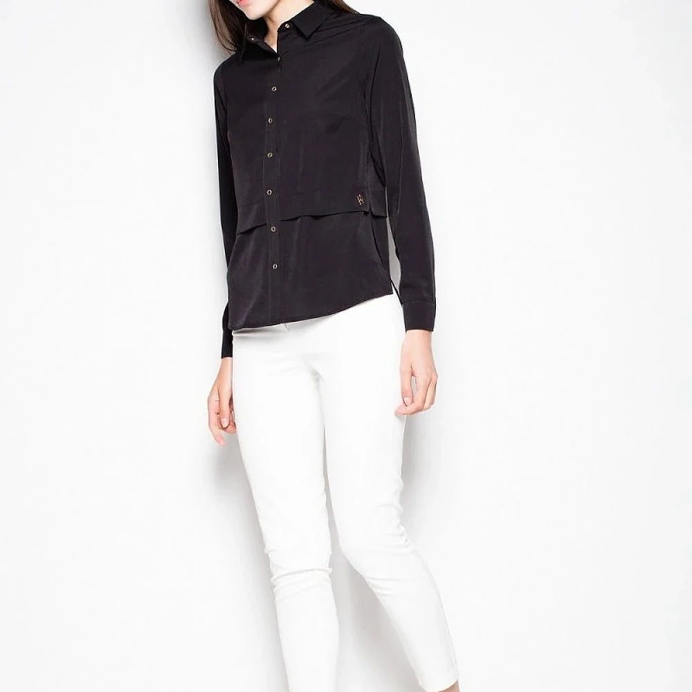 Long Sleeve Collared Shirt