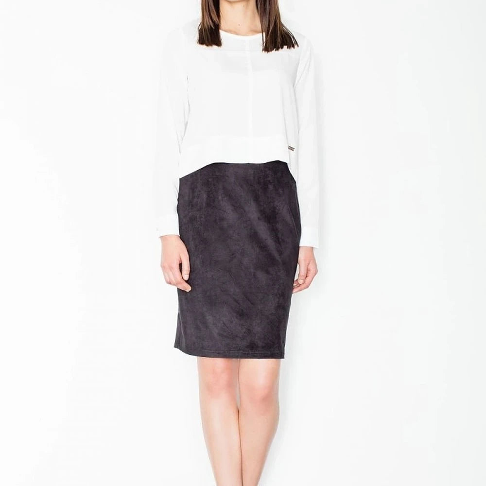 Knee-Length Green Skirt