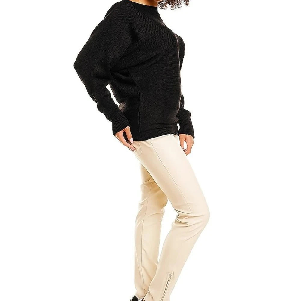 Oversize Pregnancy Sweater with Boat Neck