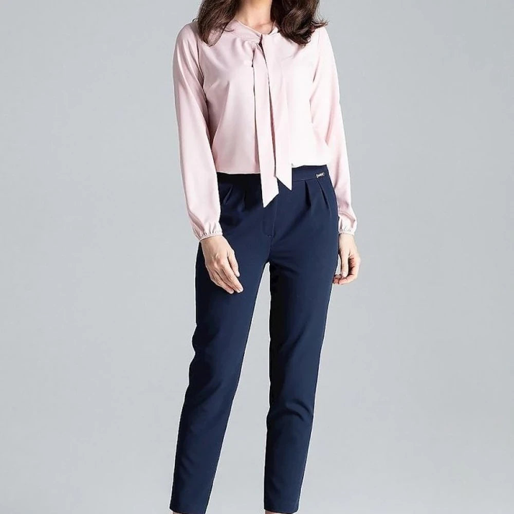 Women's Green Cigarette Trousers