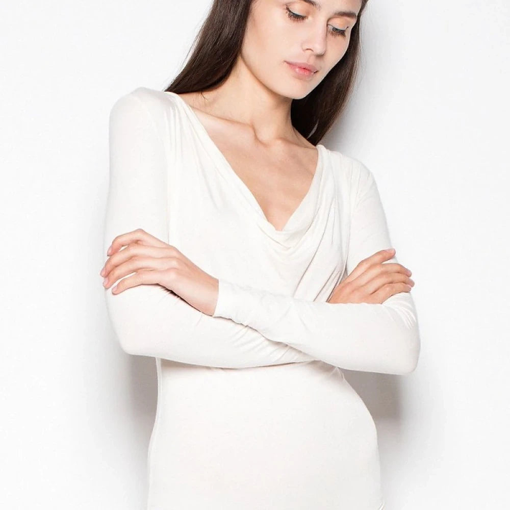 Women's Flowing Neckline Bodysuit